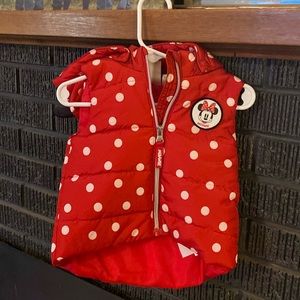 Minnie Mouse puffer vest
